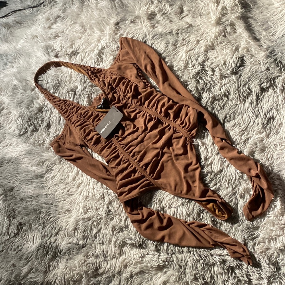 Fashionova Ruched halter neck top Size S